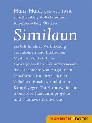cover image of Similaun